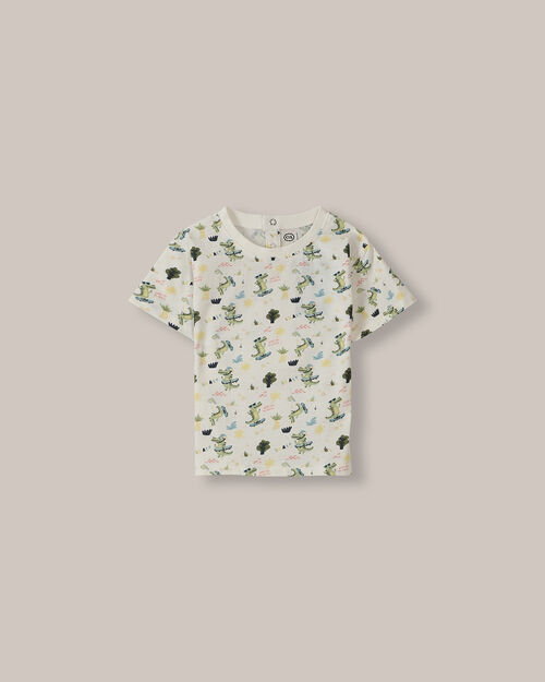 Playera Cuello Redondo Estampada